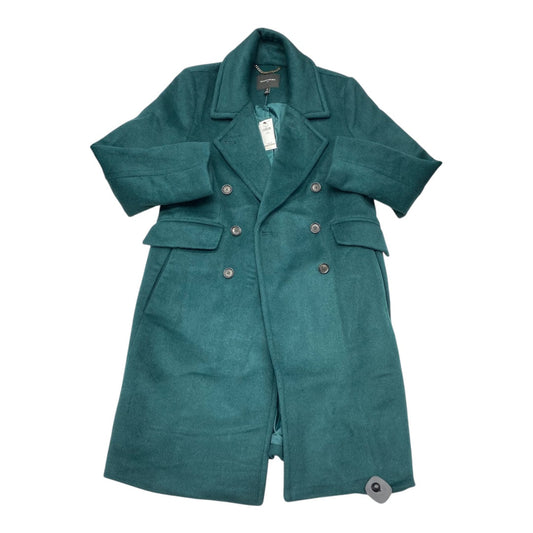 Coat Wool By Banana Republic In Green, Size:MP