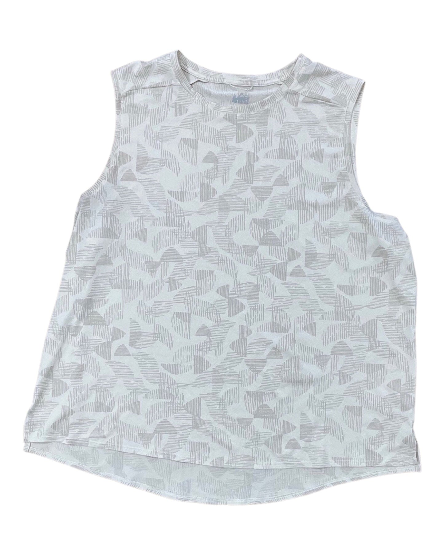 Top Sleeveless By Rei In Tan, Size:1X