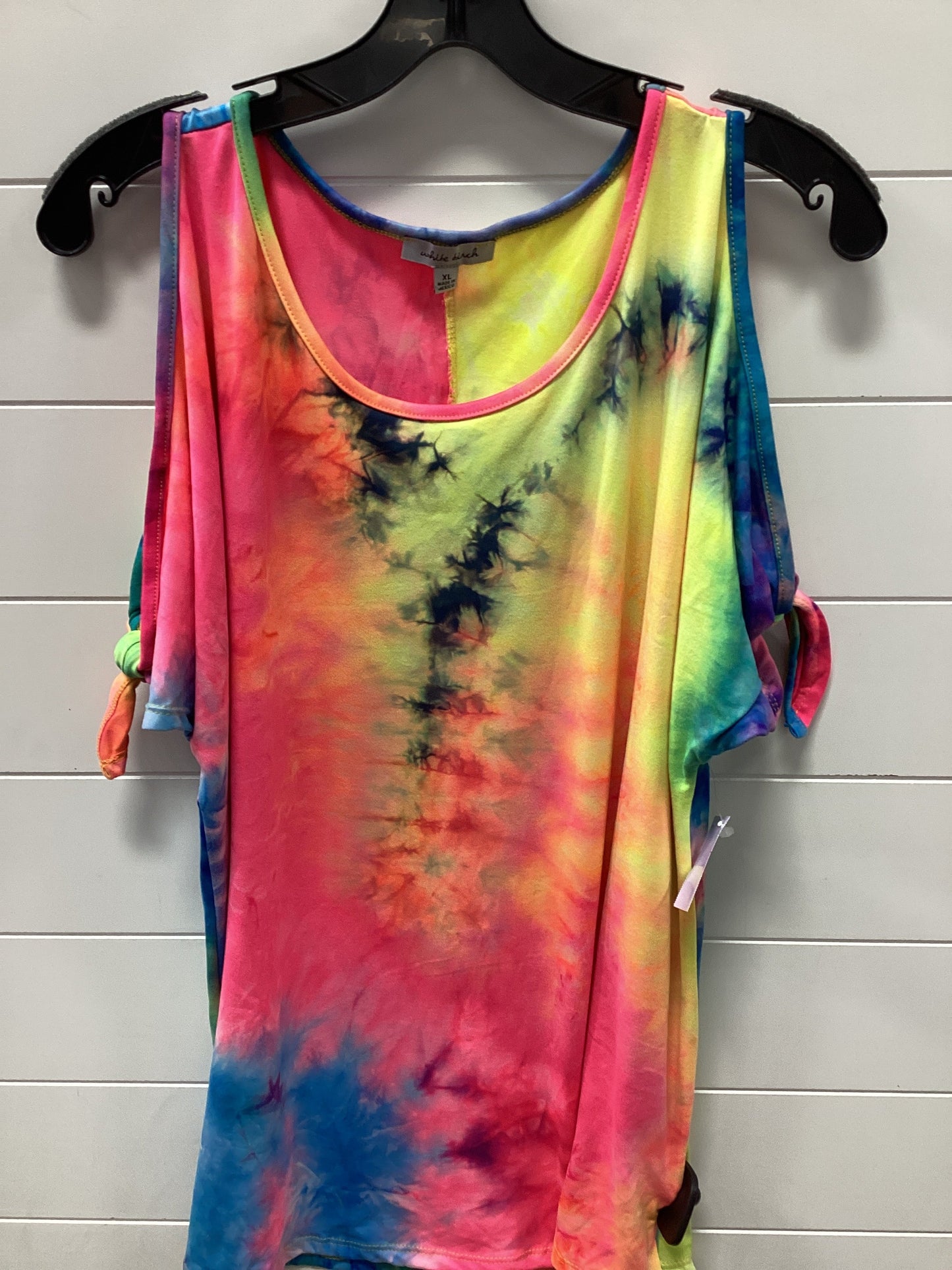 Top Ss By White Birch In Tie Dye Print, Size:Xl