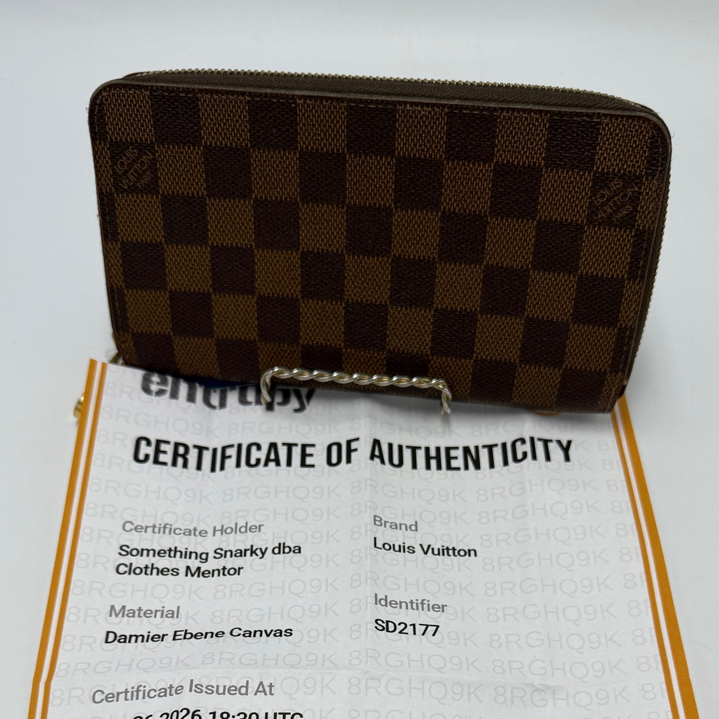 Louis Vuitton Zippy Luxury Wallet In Daimer Ebene