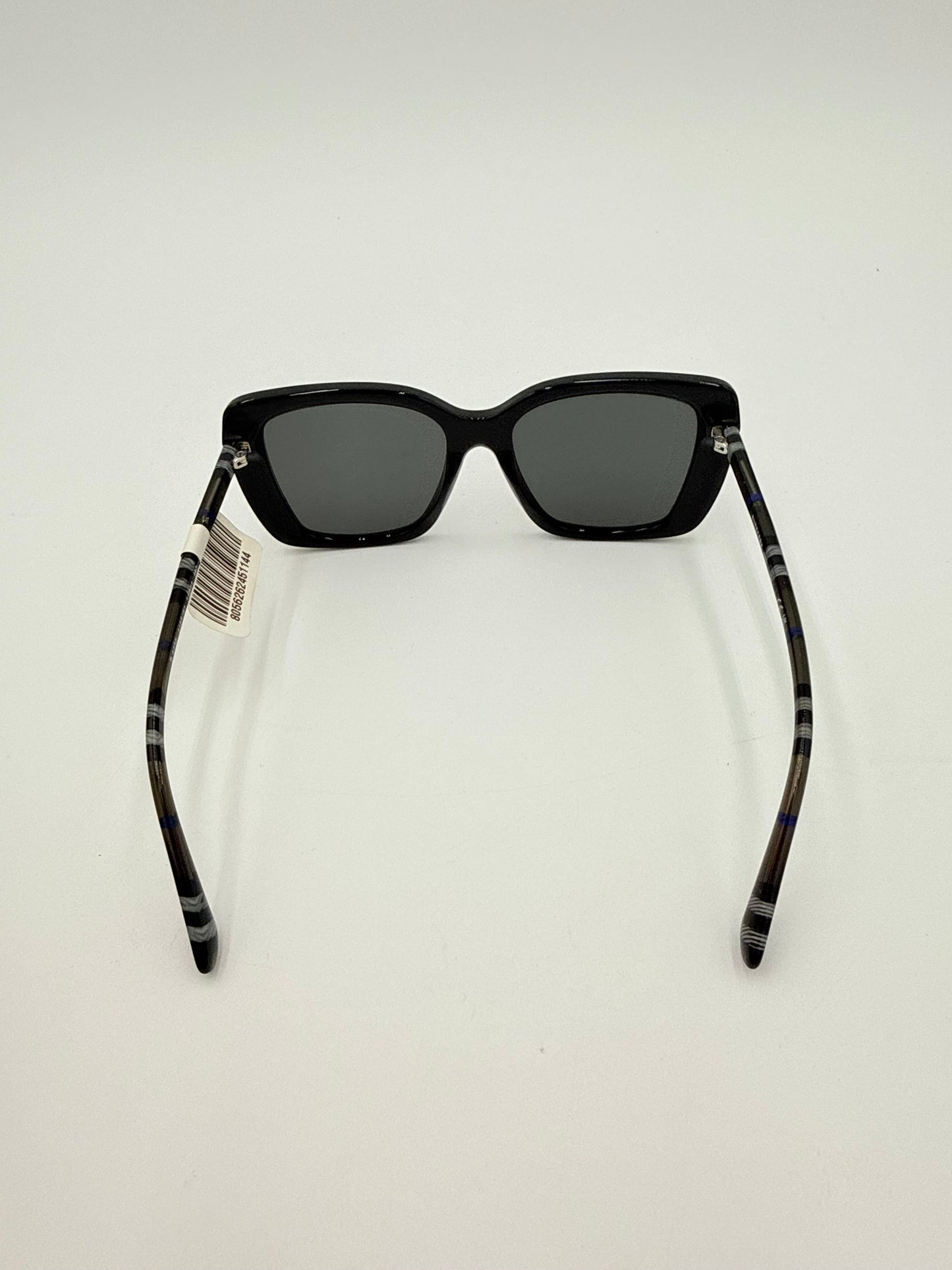 Sunglasses Luxury Designer By Burberry In Black & Grey