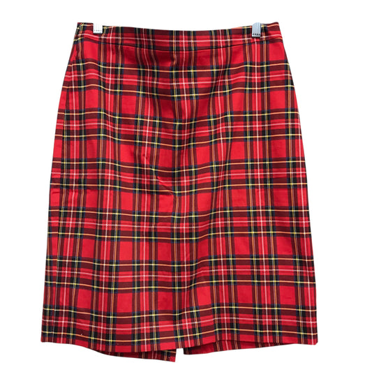 Skirt Mini & Short By J. Crew In Plaid Pattern, Size:12