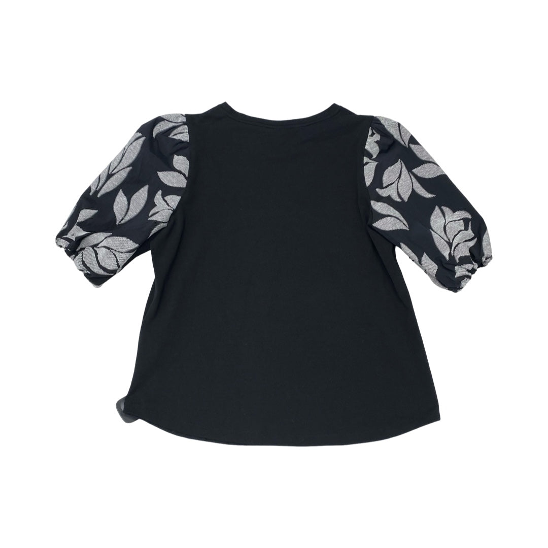 Top Ss By Chicos In Black & White, Size:L
