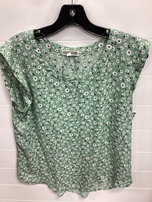 Top Sleeveless By Pleione In Green, Size:L