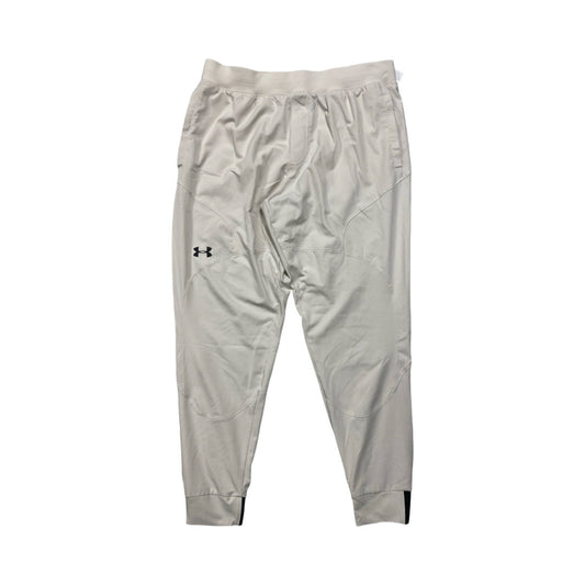 Athletic Pants By Under Armour In Black & Cream, Size:Xl