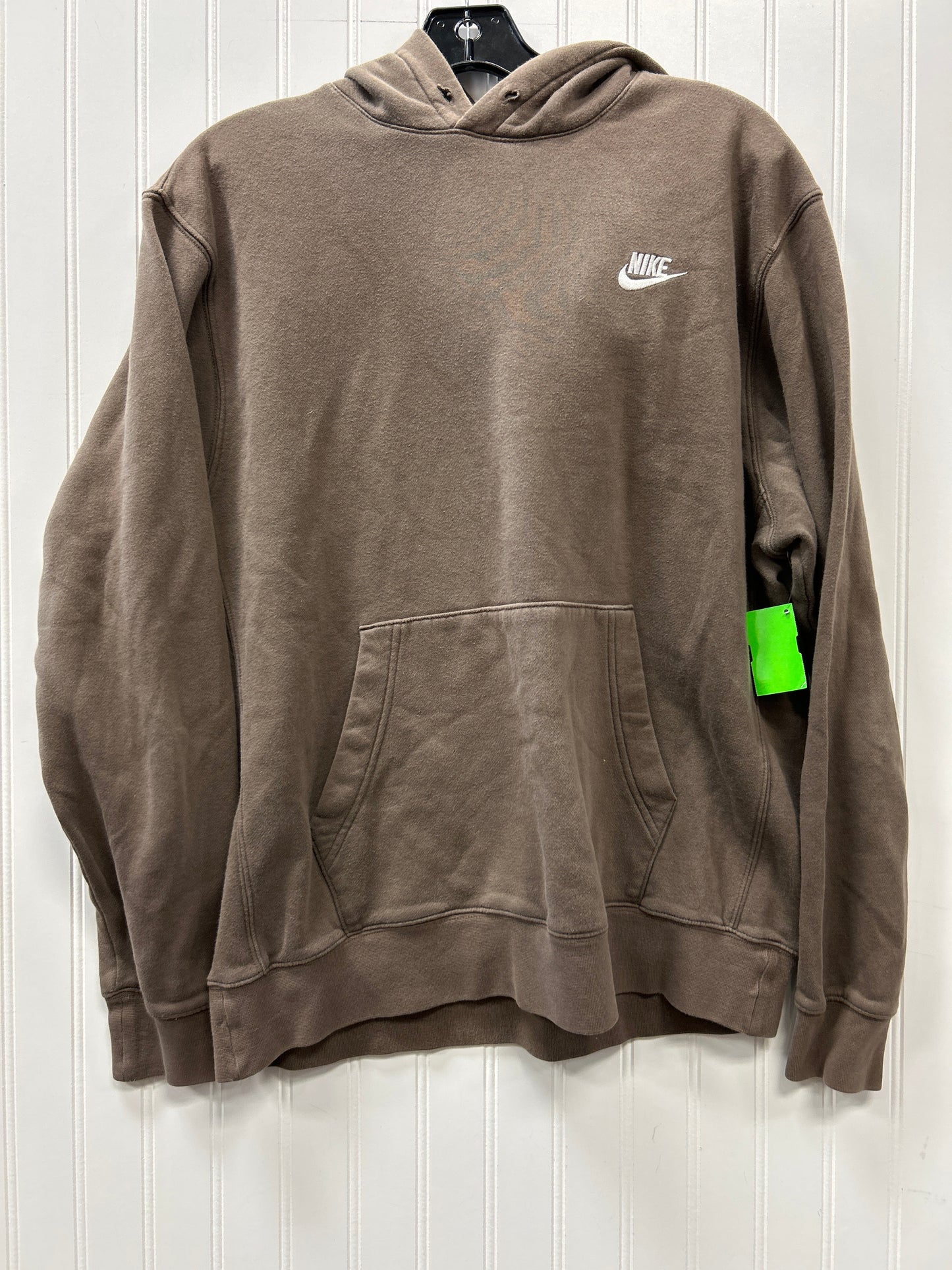 Sweatshirt Hoodie By Nike In Brown, Size:L