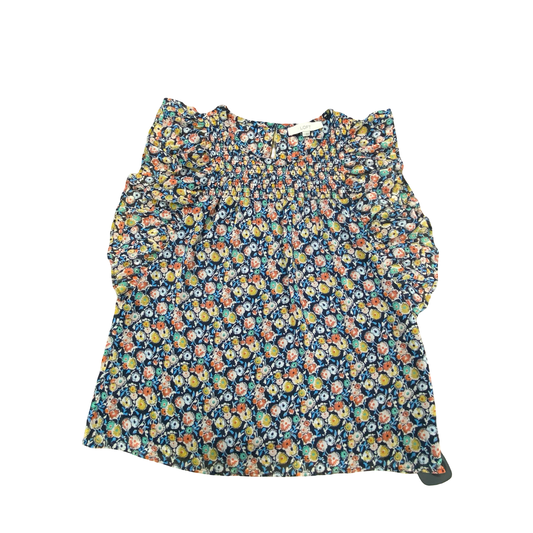 Top Sleeveless By Loft In Multi, Size:S