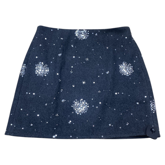 Skirt Midi By Loft In Grey & Silver, Size:8