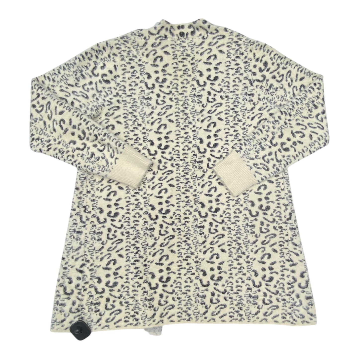 Sweater Cardigan By Penelope Leroy In Animal Print, Size:M