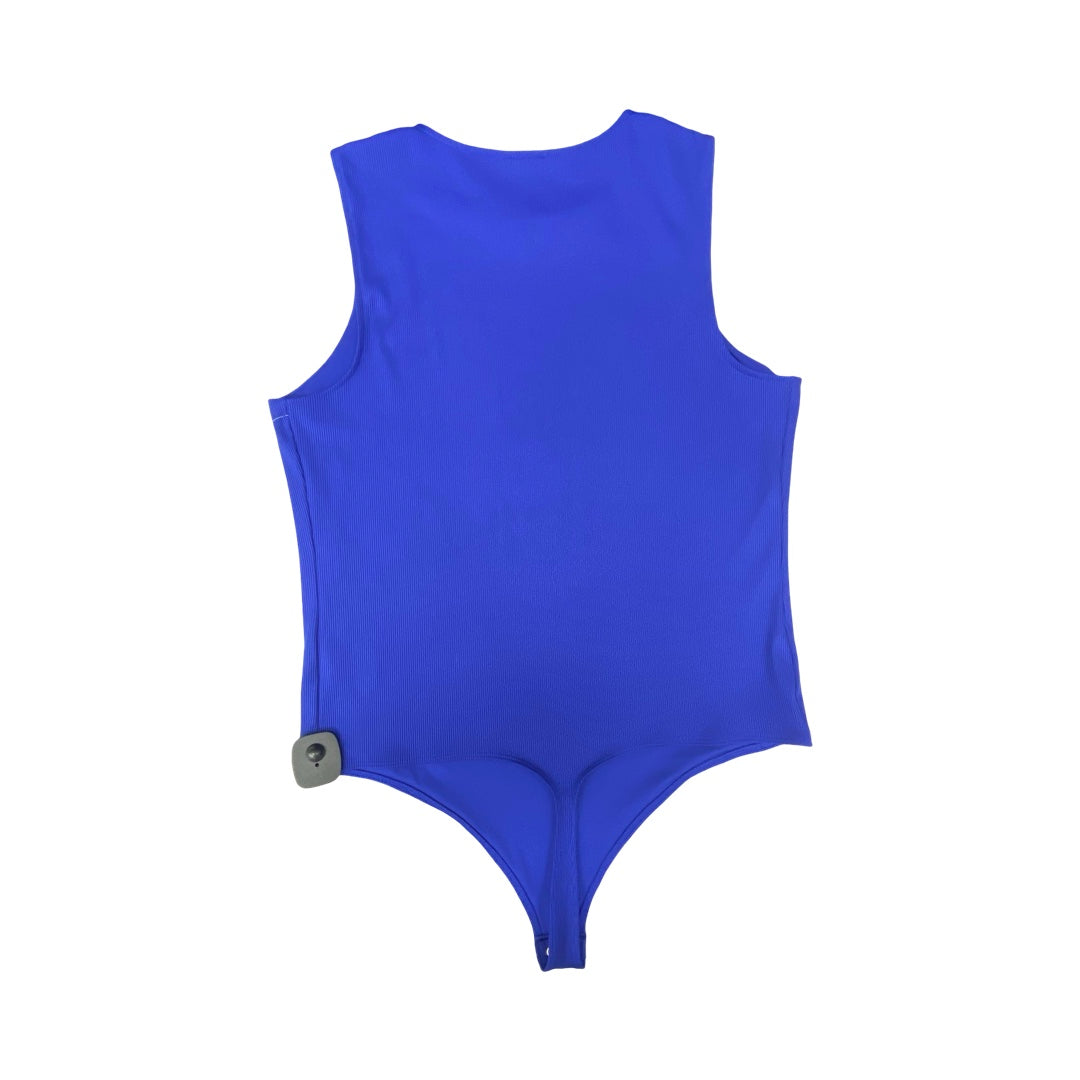 Bodysuit By Express In Blue, Size:Xl