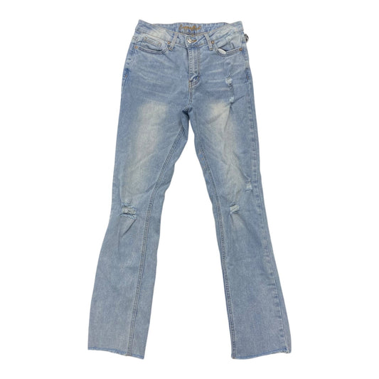 Jeans Boot Cut By Copperflash In Blue Denim, Size:6