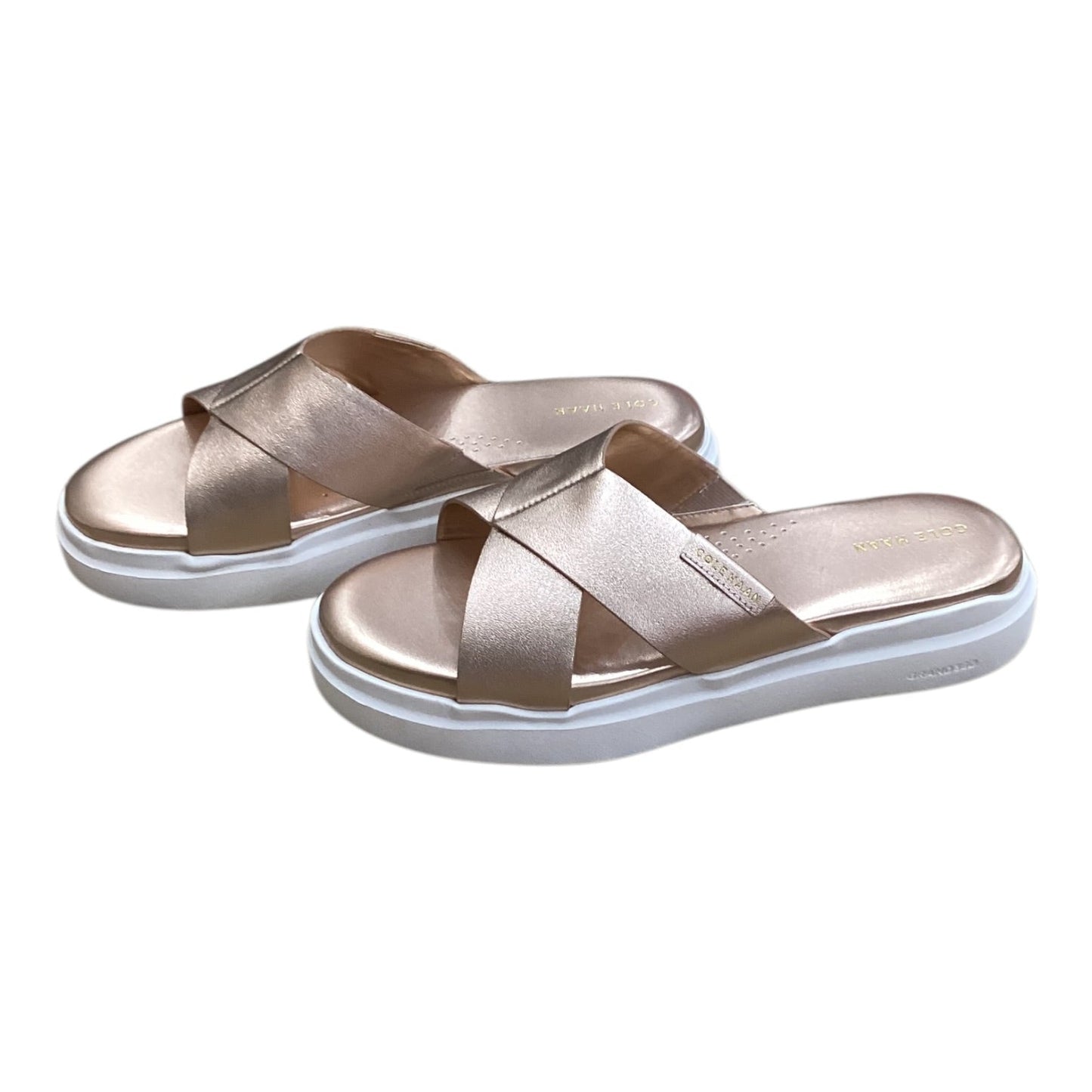 Sandals Flats By Cole-Haan In Rose Gold, Size:9.5