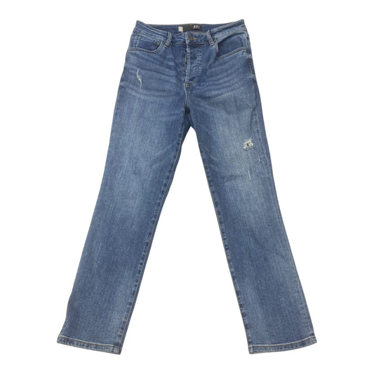 Jeans Straight By Kut In Blue Denim, Size:4