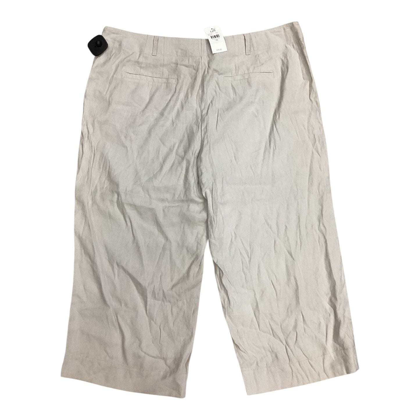 Pants Cropped By J. Jill In Tan, Size:18