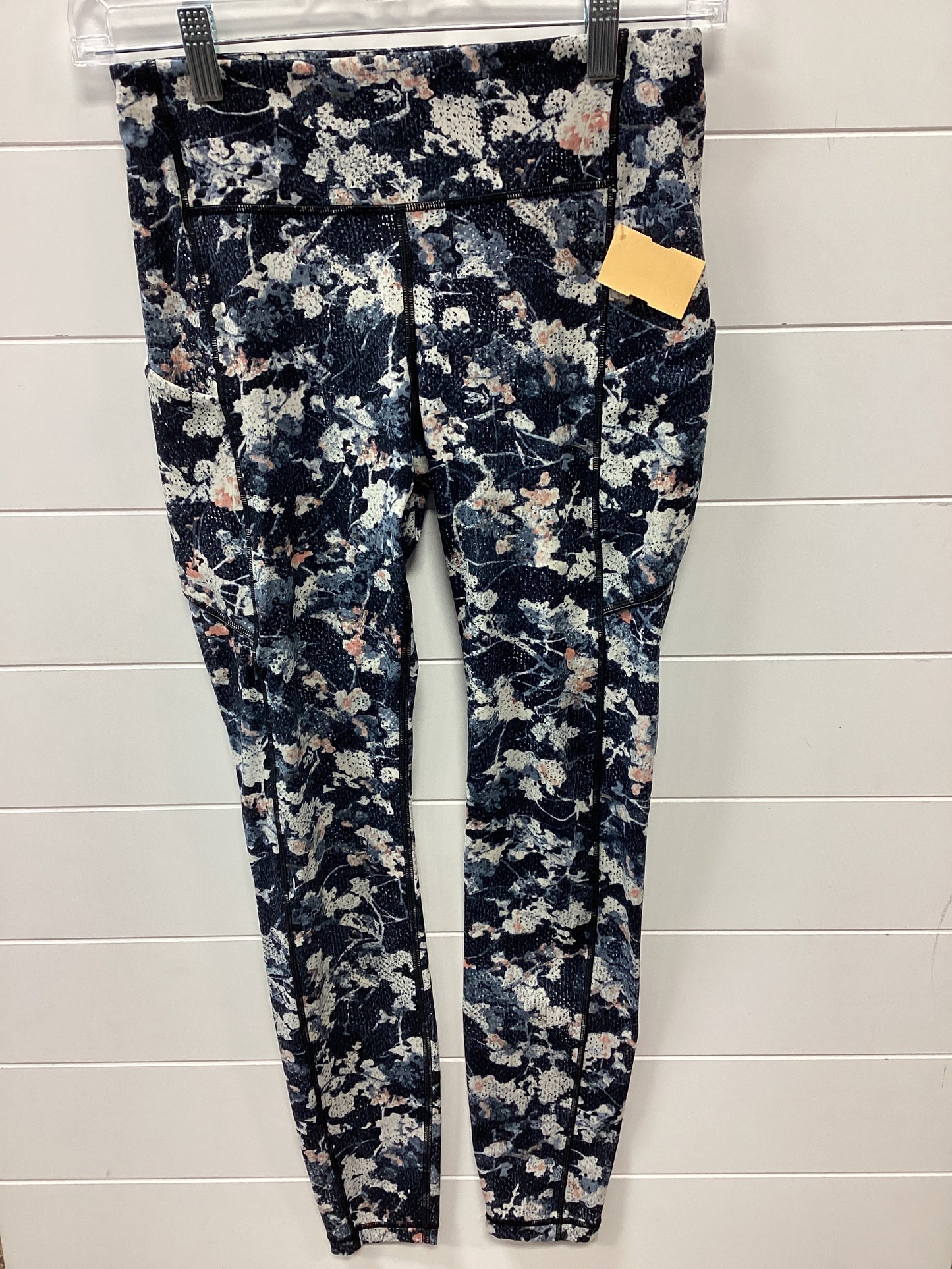 Athletic Leggings By Lululemon In Blue, Size:6