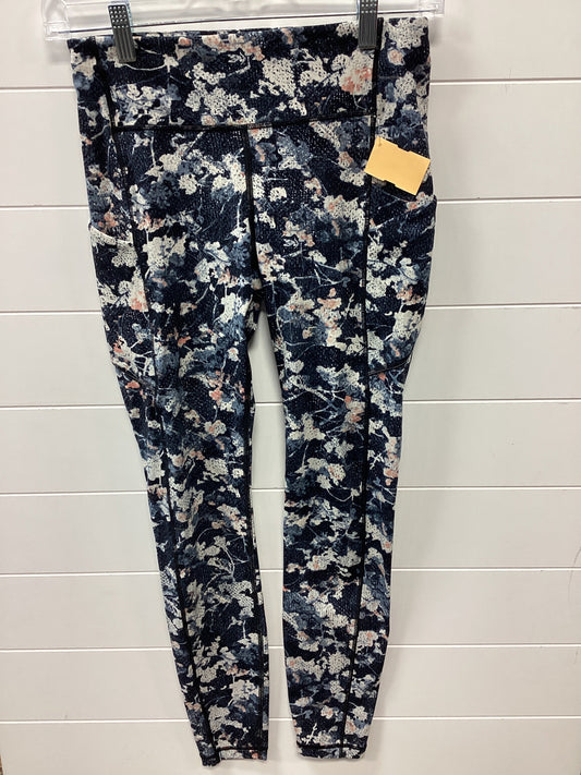 Athletic Leggings By Lululemon In Blue, Size:6