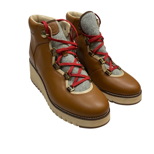 Boots Designer By Cole-Haan In Brown, Size:8.5