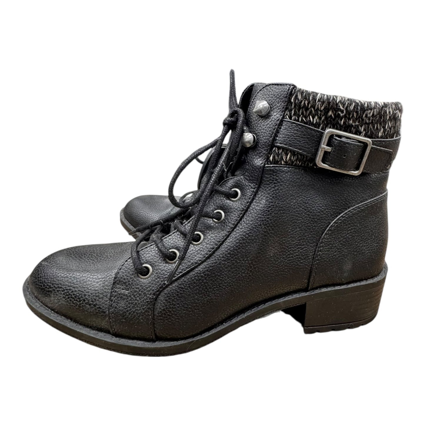 Boots Ankle Heels By Style And Company In Black, Size:8.5