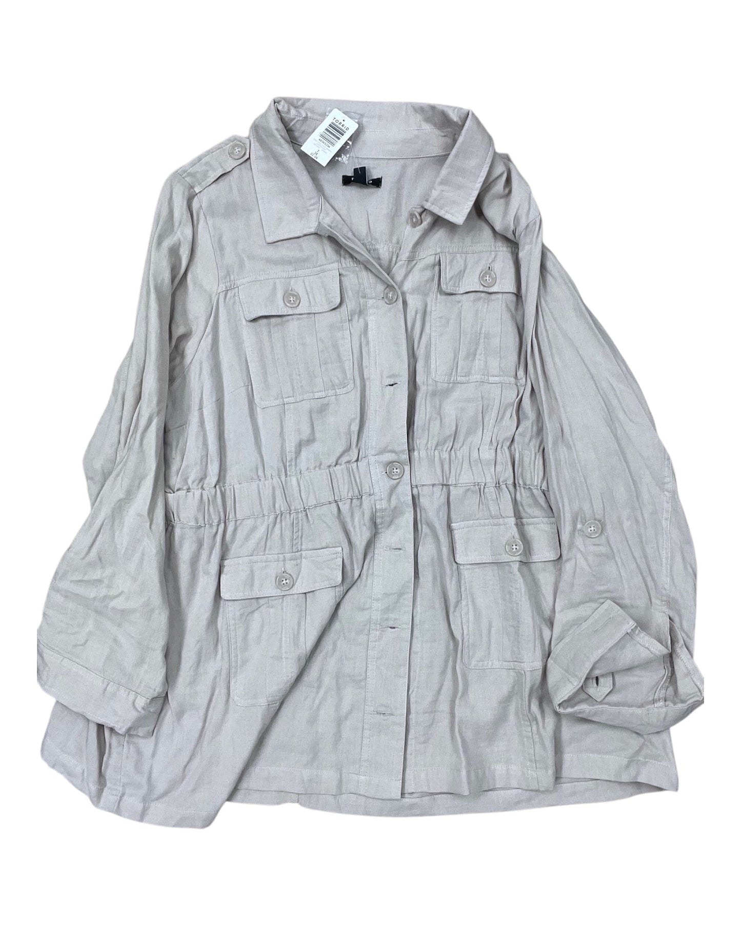 Jacket Other By Torrid In Tan, Size:3X