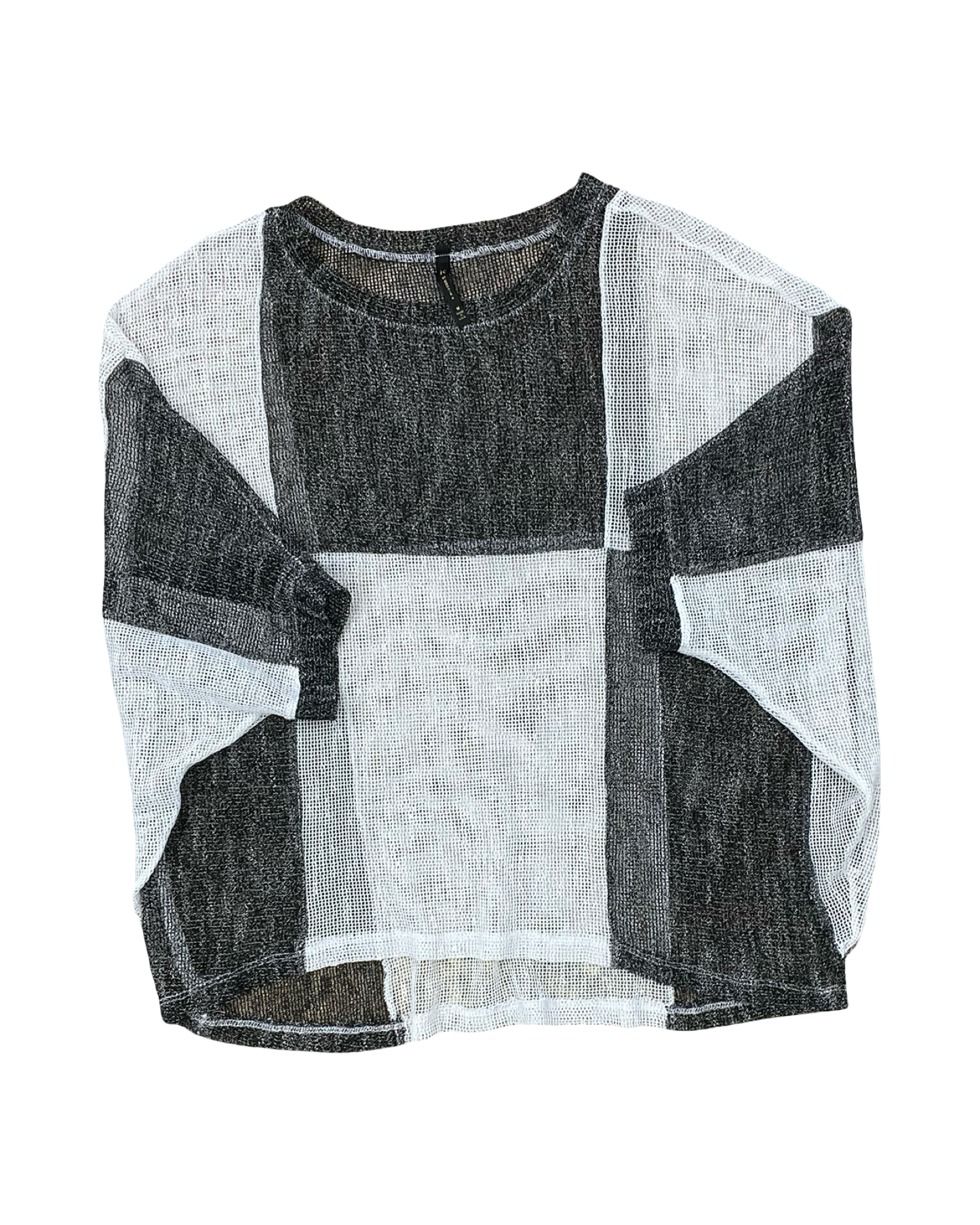 Top Ss By Ic By Connie K In Black & White, Size:M