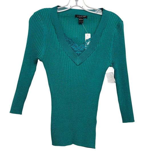 Top Ls By August Silk In Green, Size:L