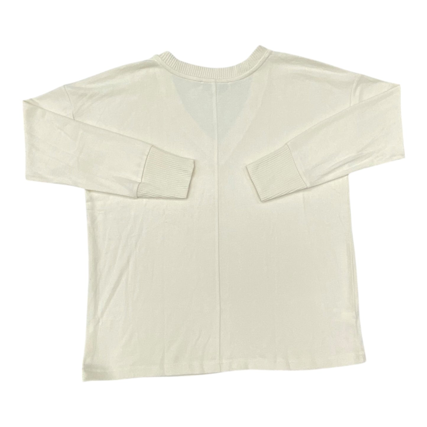 Sweater By Loft In Cream, Size:L