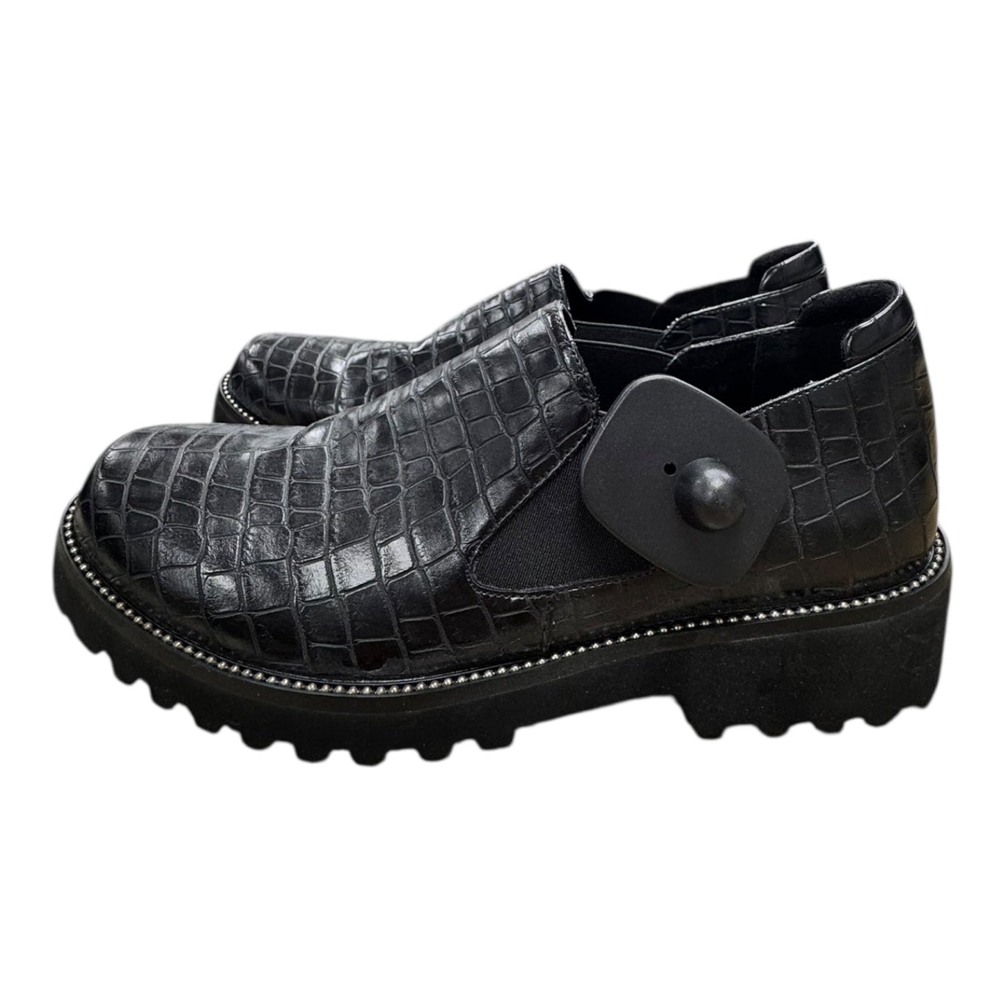 Boots Ankle Heels By Vaneli In Black, Size:8