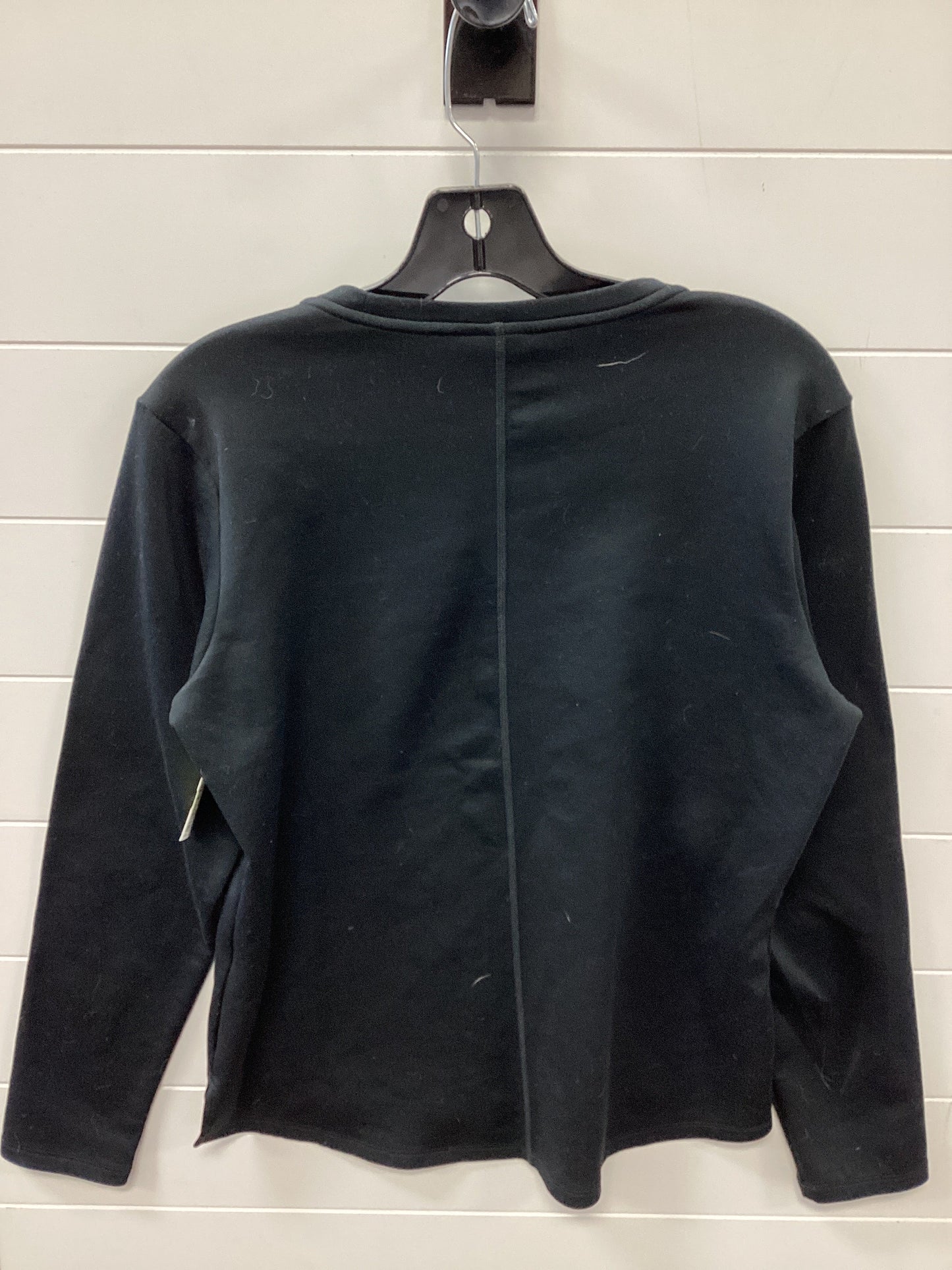Athletic Top Ls Crewneck By Nike In Black, Size:L
