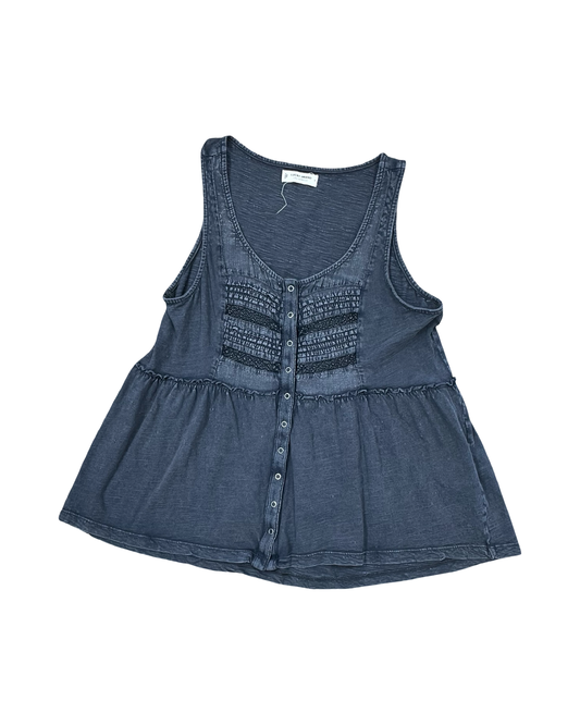 Top Sleeveless By Lucky Brand In Grey, Size:S