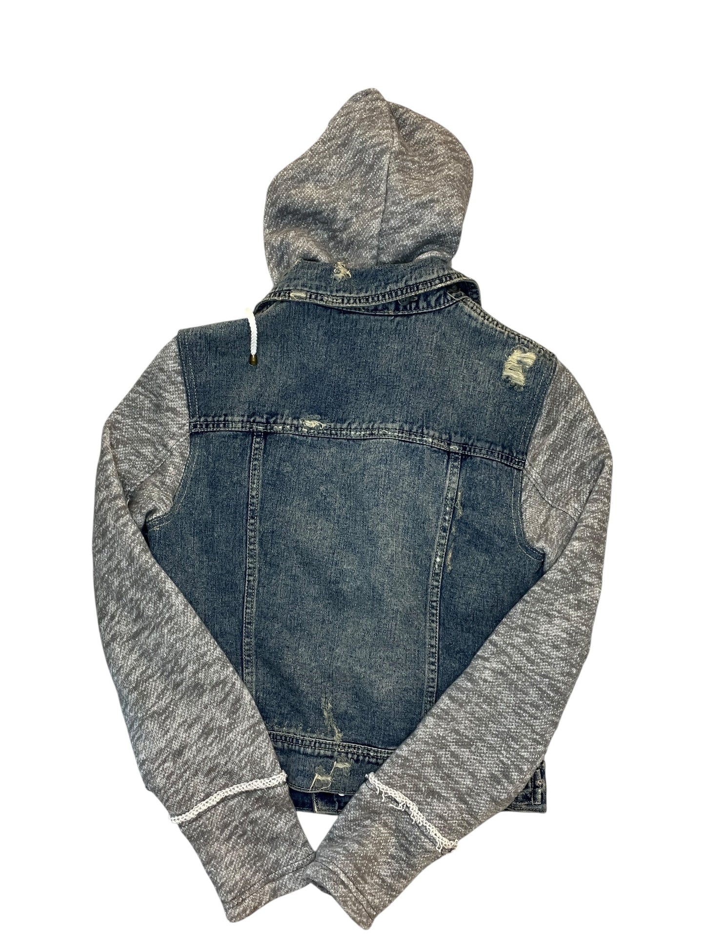 Jacket Denim By Free People In Blue Denim, Size:Xs