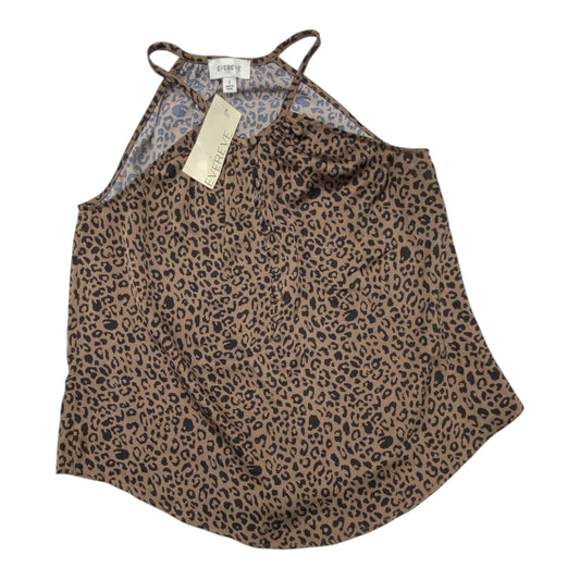 Top Sleeveless By Evereve In Animal Print, Size:S