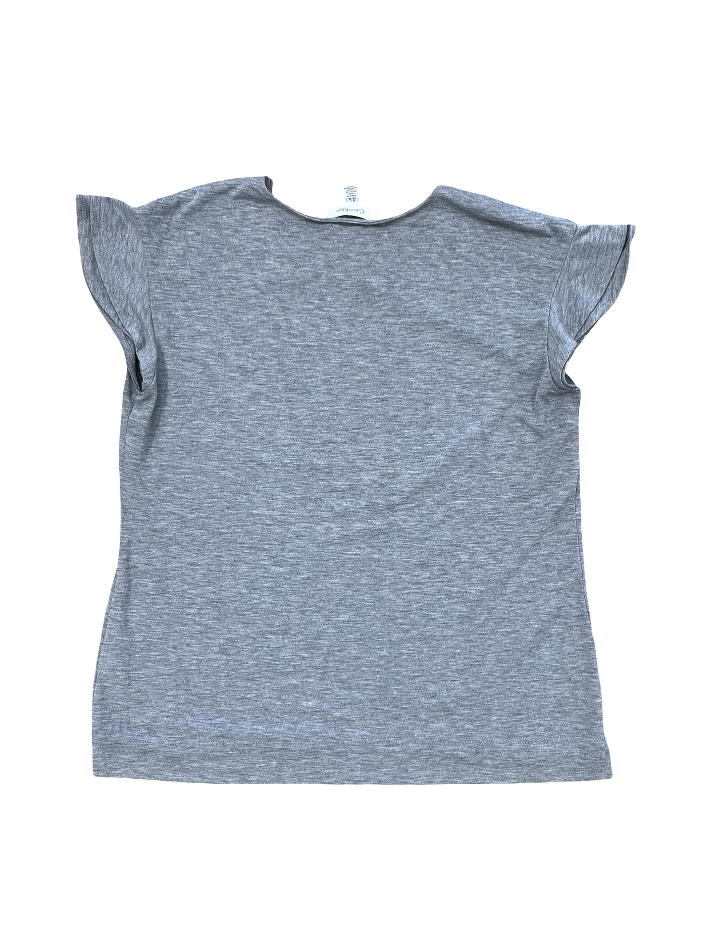 Top Ss By Calvin Klein In Grey, Size:L