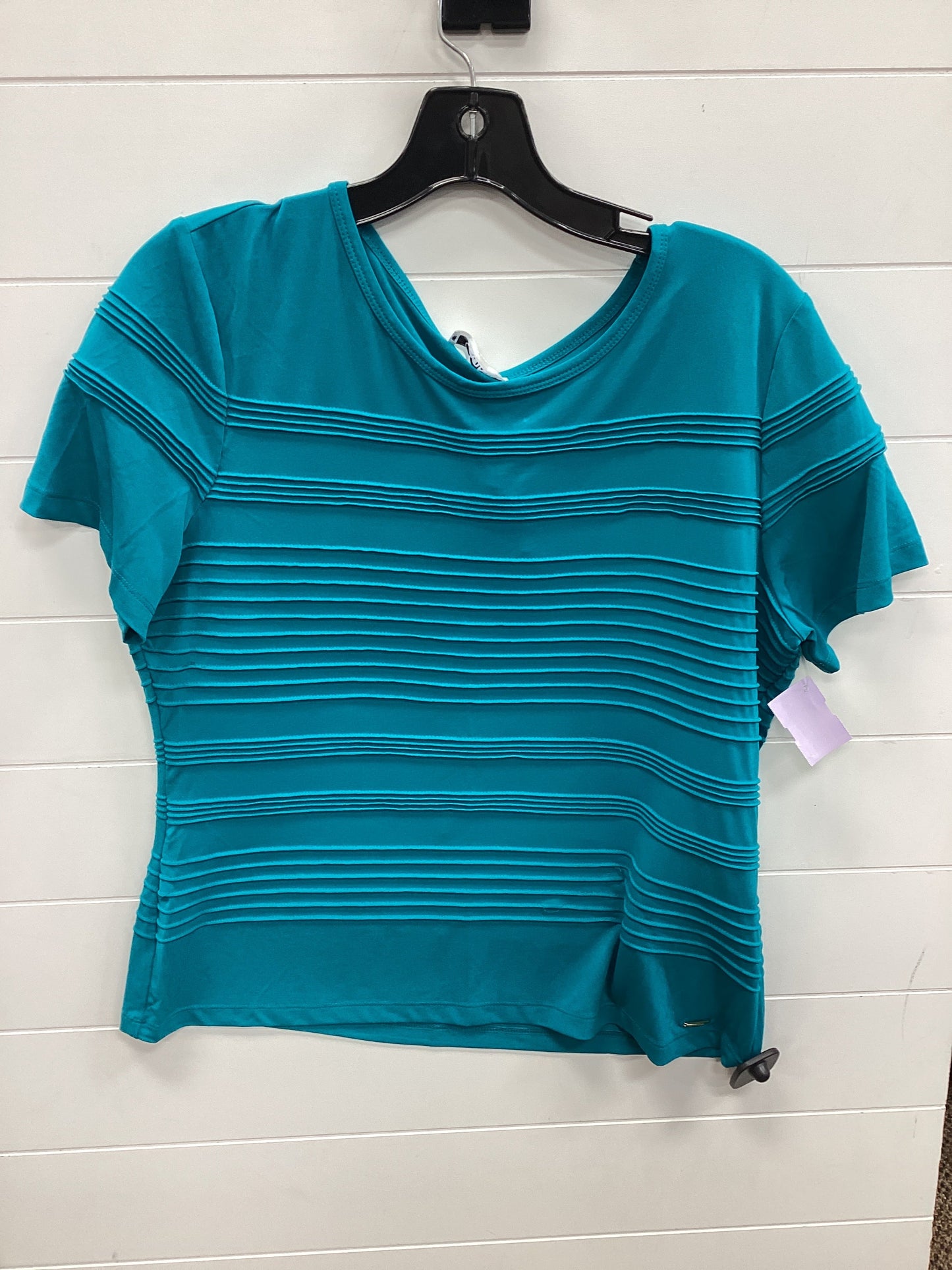 Top Ss By Calvin Klein In Teal, Size:Xl