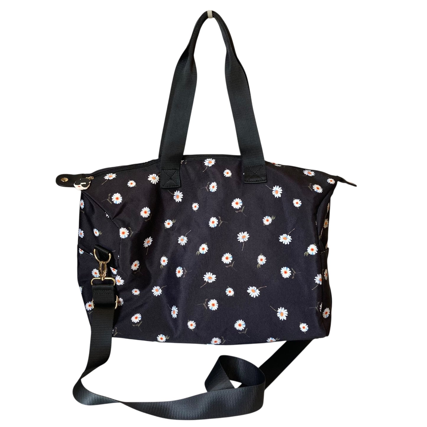 Duffle And Weekender Designer By Alice + Olivia In Black & White, Size:Medium