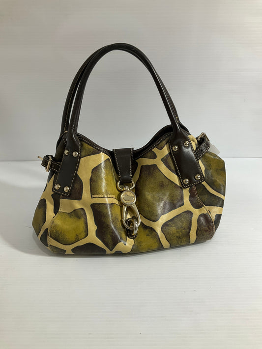 Handbag Designer By Dooney And Bourke In Animal Print, Size:Small