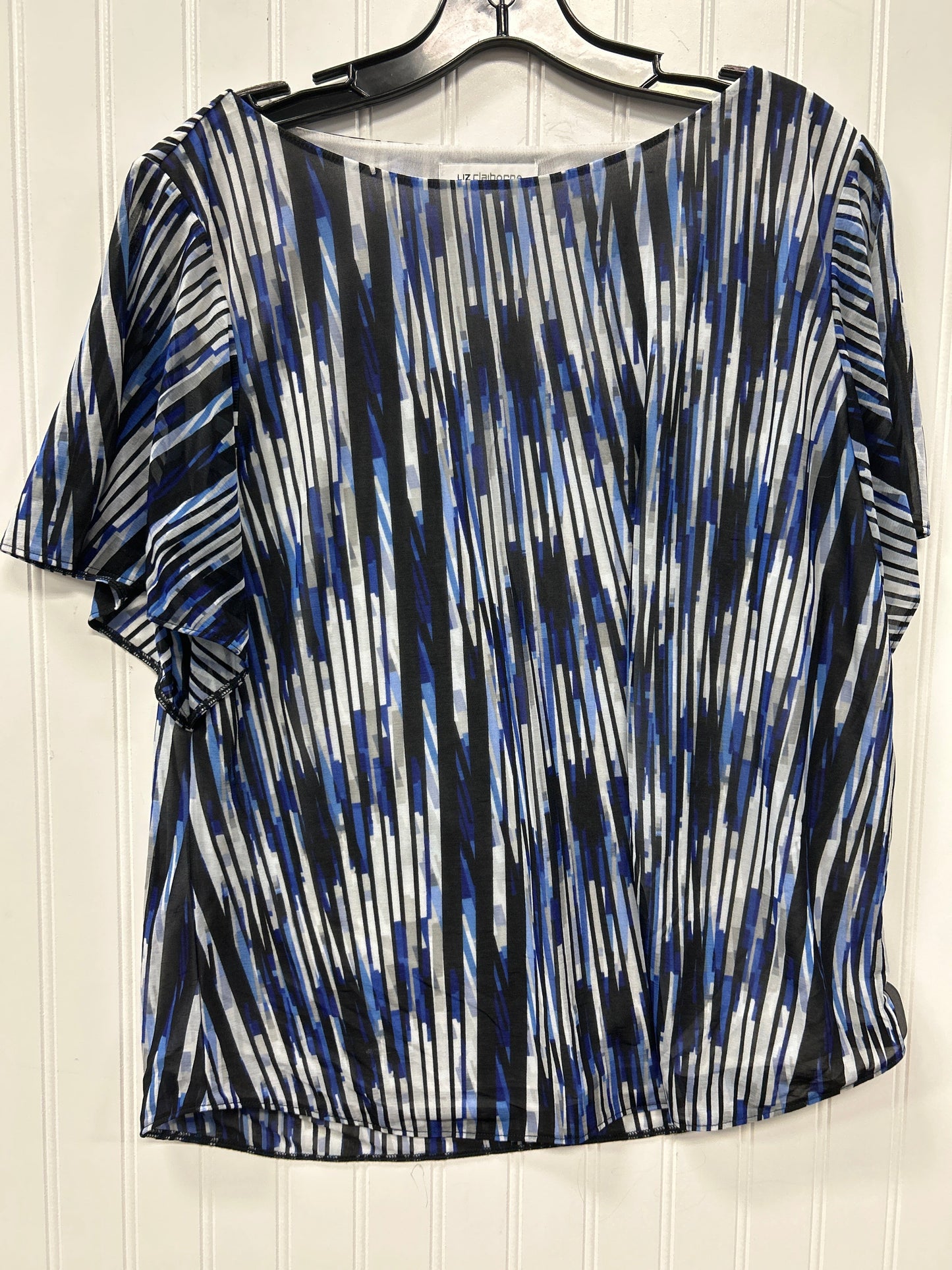 Top Ss By Liz Claiborne In Blue, Size:Xl