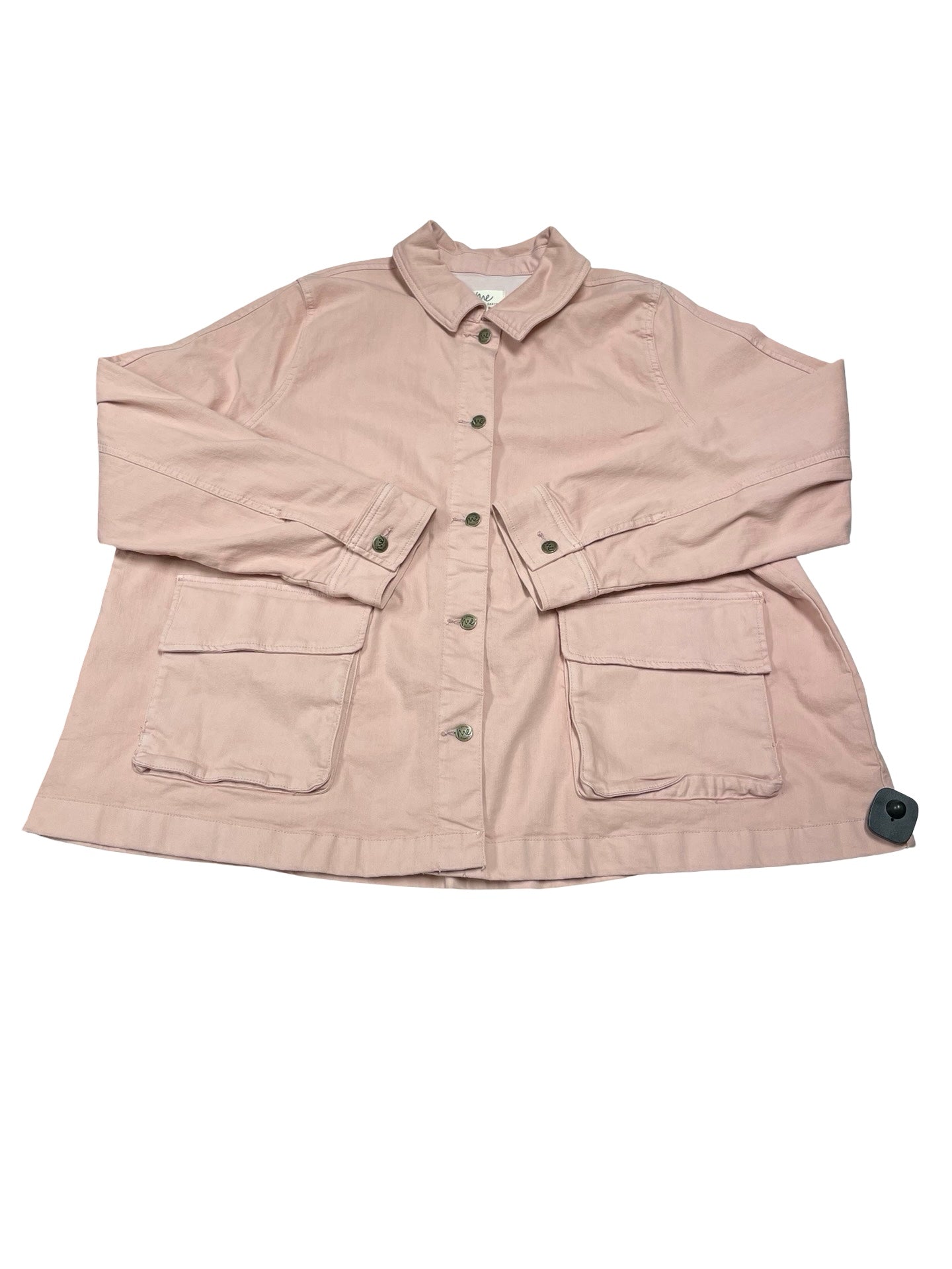 Blazer By Me By Jennie Garth In Pink, Size:2X