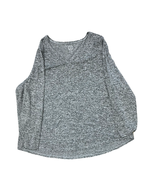 Top Ls By Maurices In Grey, Size:3X