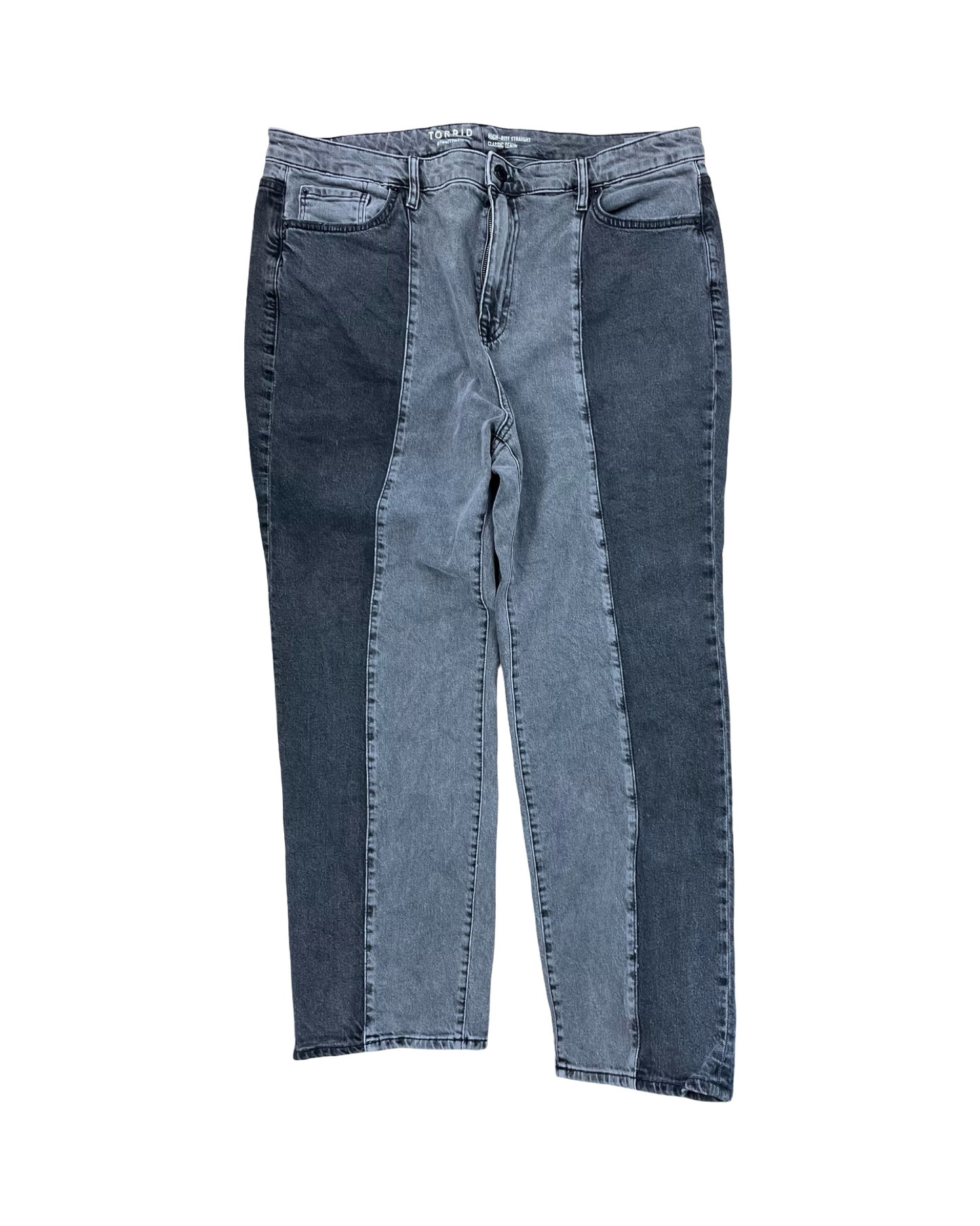 Jeans Straight By Torrid In Grey, Size:18