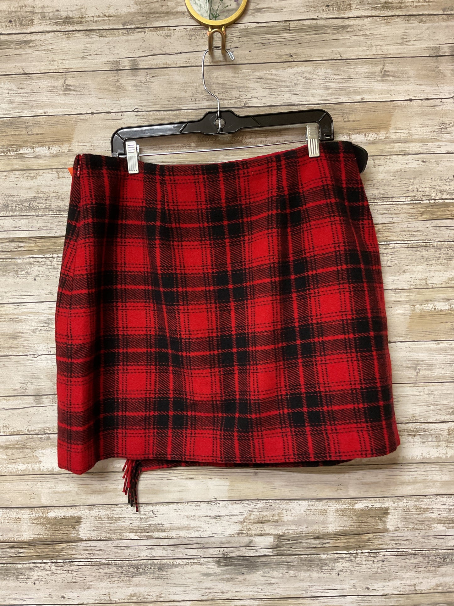 Skirt Mini & Short By Loft In Red, Size:14
