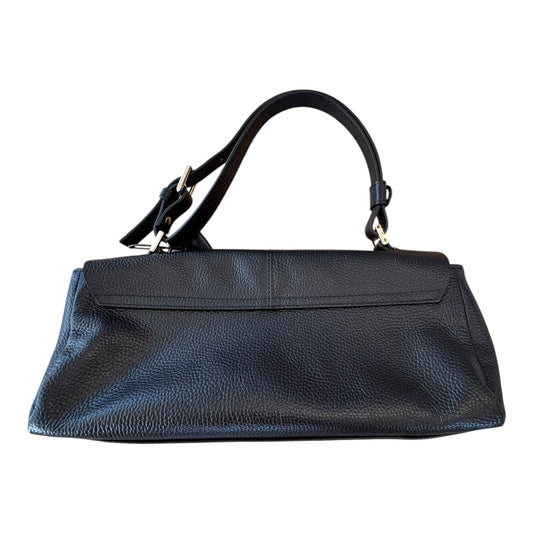 Handbag Leather By LaVia In Black, Size:Medium
