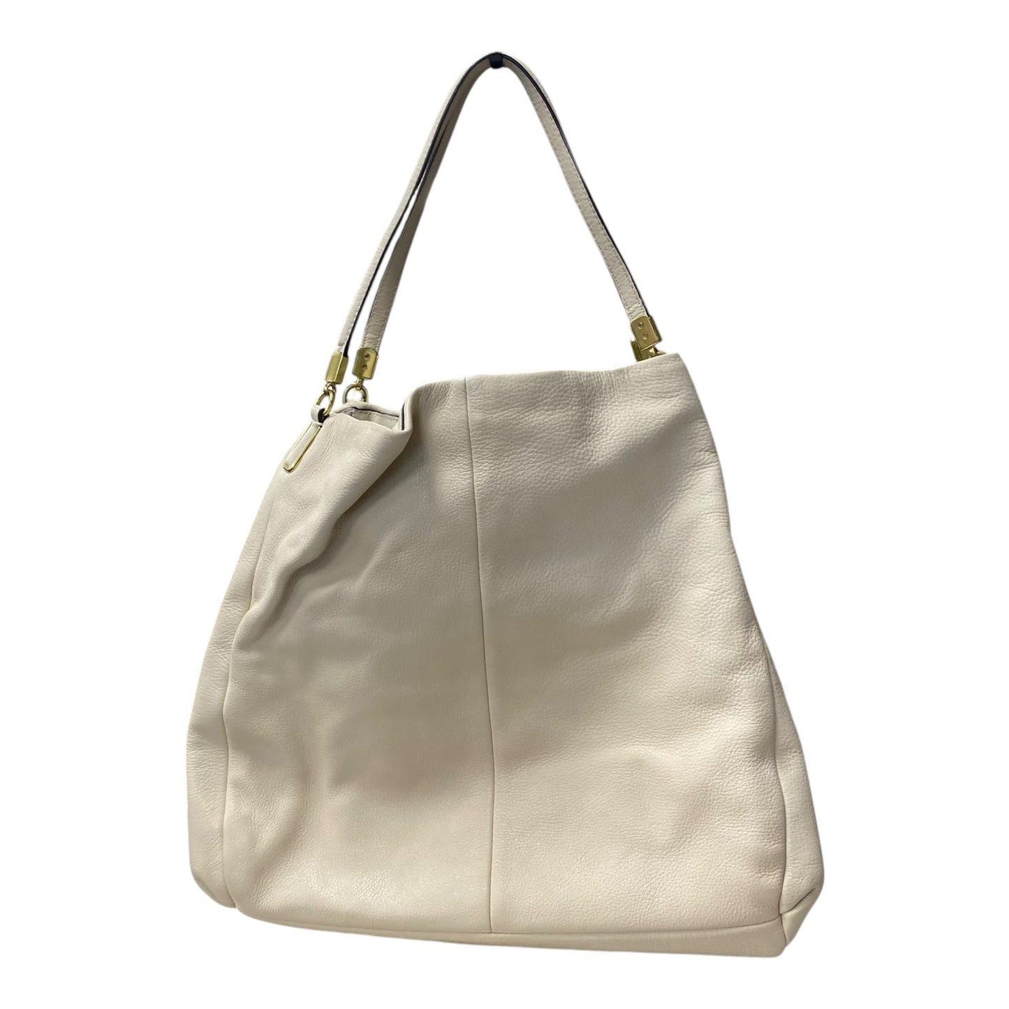 Handbag Designer By Coach In Cream, Size:Medium