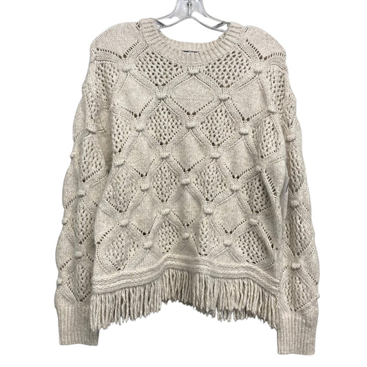 Sweater Designer By Frye In Beige, Size:S