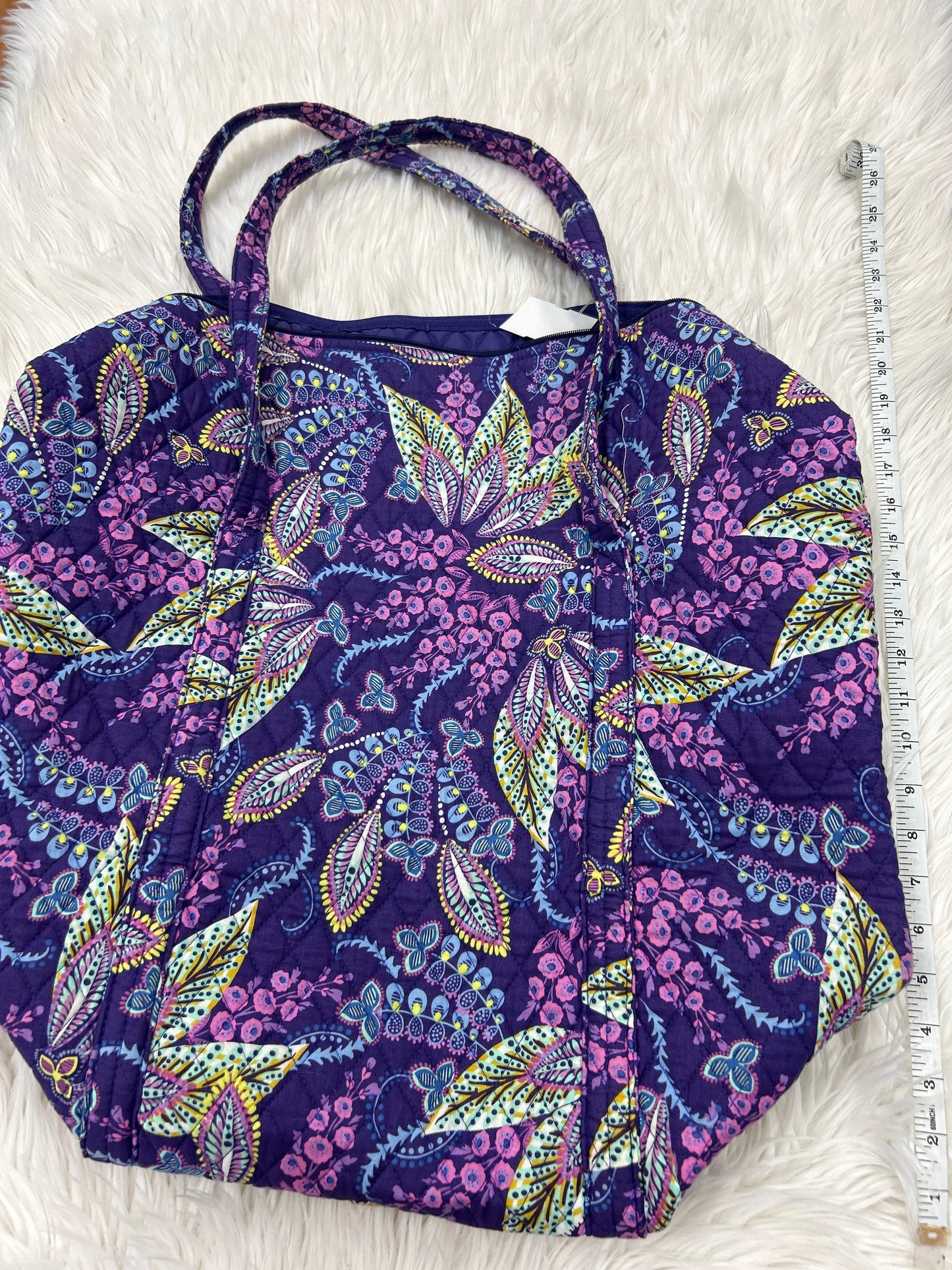 Tote By Vera Bradley In Purple, Size:Large
