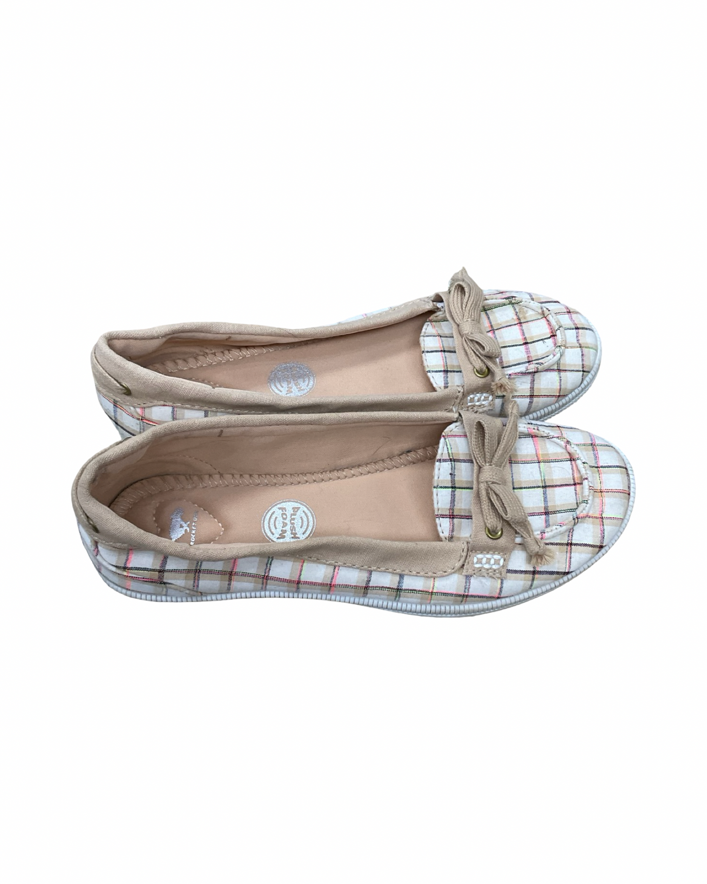 Shoes Flats By Rocket Dogs In Cream & Tan, Size:7.5