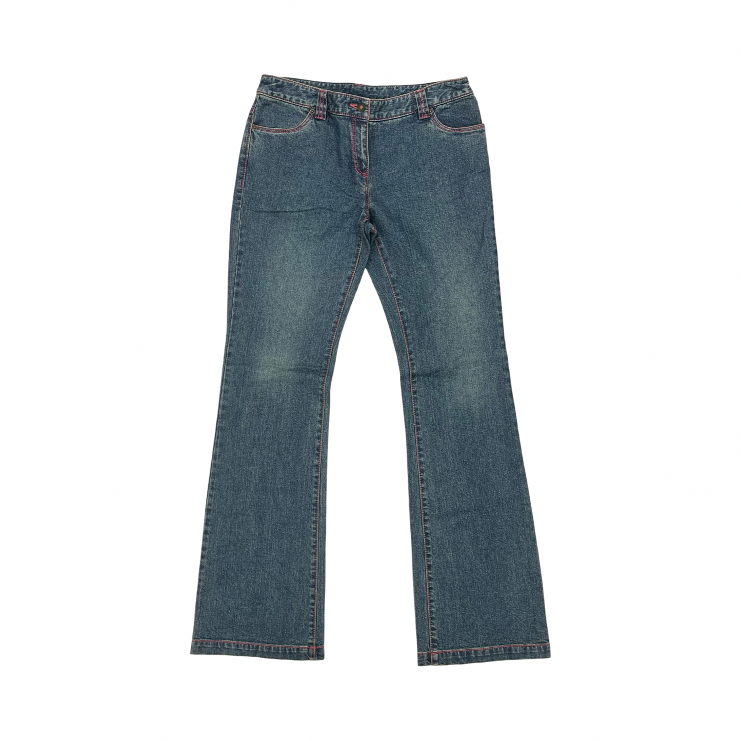 Jeans Straight By Inc In Blue Denim, Size:8