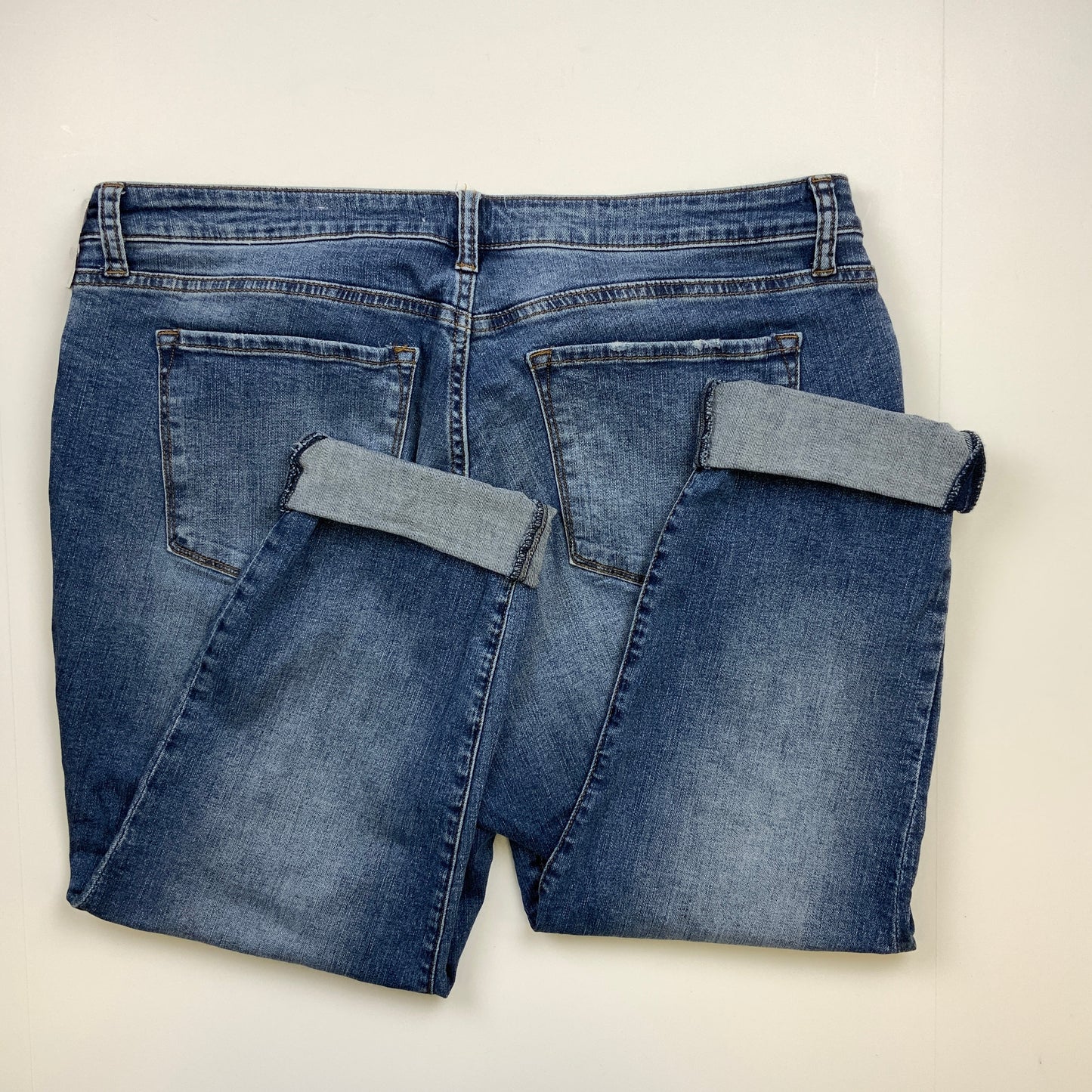 Blue Denim Jeans Cropped Sts Blue, Size 18