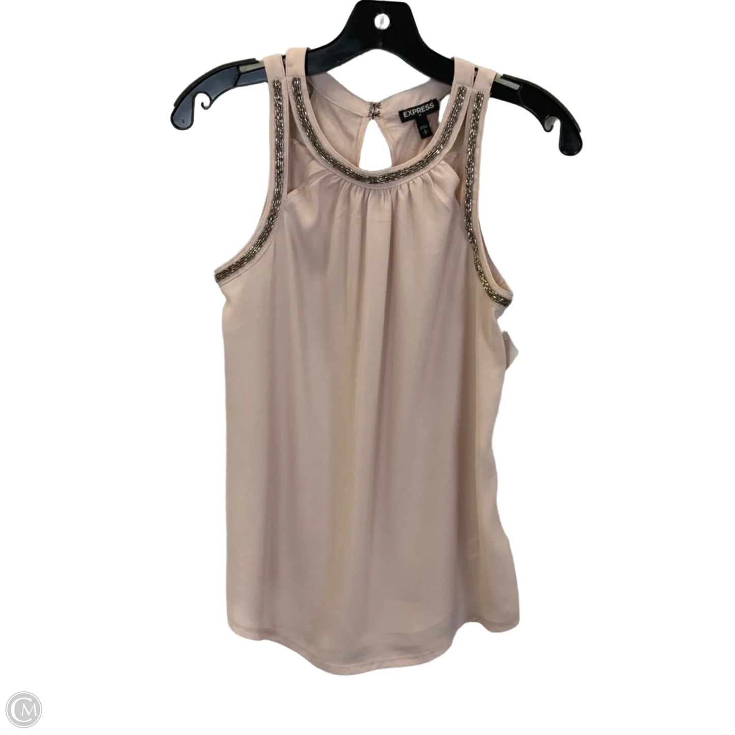 Top Sleeveless By Express In Pink, Size: S