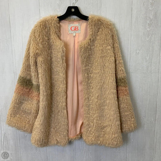 Coat Faux Fur & Sherpa By Gianni Bini In Beige, Size: M