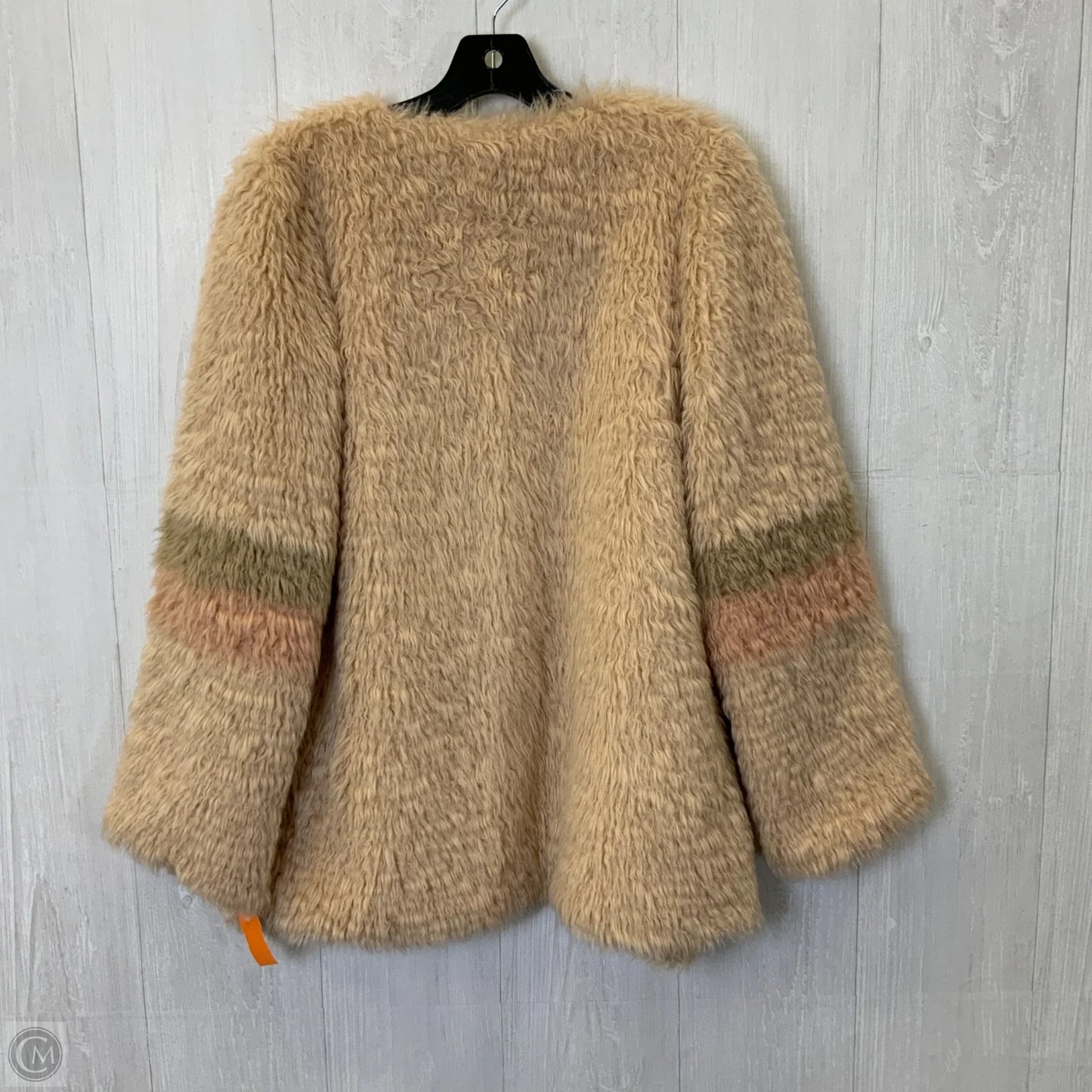 Coat Faux Fur & Sherpa By Gianni Bini In Beige, Size: M